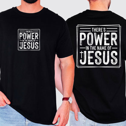 There's Power In The Name Of Jesus, Christian, Religious, Faith, Gospel Tshirt Comfort Colors T-Shirt