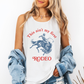 This Ain't My First Rodeo, Retro, Cowboy Comfort Colors Tank Top