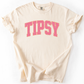 Tipsy, Varsity, Funny, Sarcastic, Summer, Beach, Sunshine , Comfort Colors T-Shirt