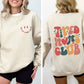 Tired Moms Club, Trend, Cute, Mother's Day Sweatshirt