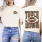 Touchdown Season, Front and Back, Football, Sports, Game Day, Big Game, Tailgate Party Tshirt Comfort Colors T-Shirt