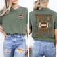 Touchdown Season, Front and Back, Football, Sports, Game Day, Big Game, Tailgate Party Tshirt Comfort Colors T-Shirt