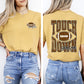 Touchdown Season, Front and Back, Football, Sports, Game Day, Big Game, Tailgate Party Tshirt Comfort Colors T-Shirt