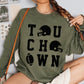 Touchdown, Helmet, Football, Sports, Game Day, Big Game, Tailgate Party Sweatshirt