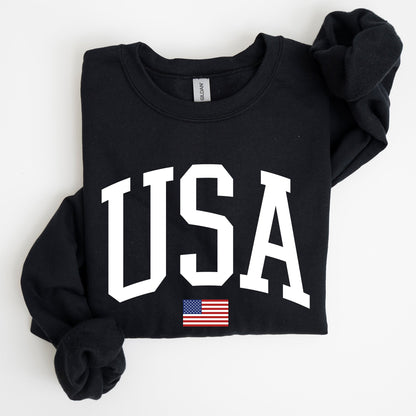USA Flag, America, Patriotic, 4th of July Sweatshirt