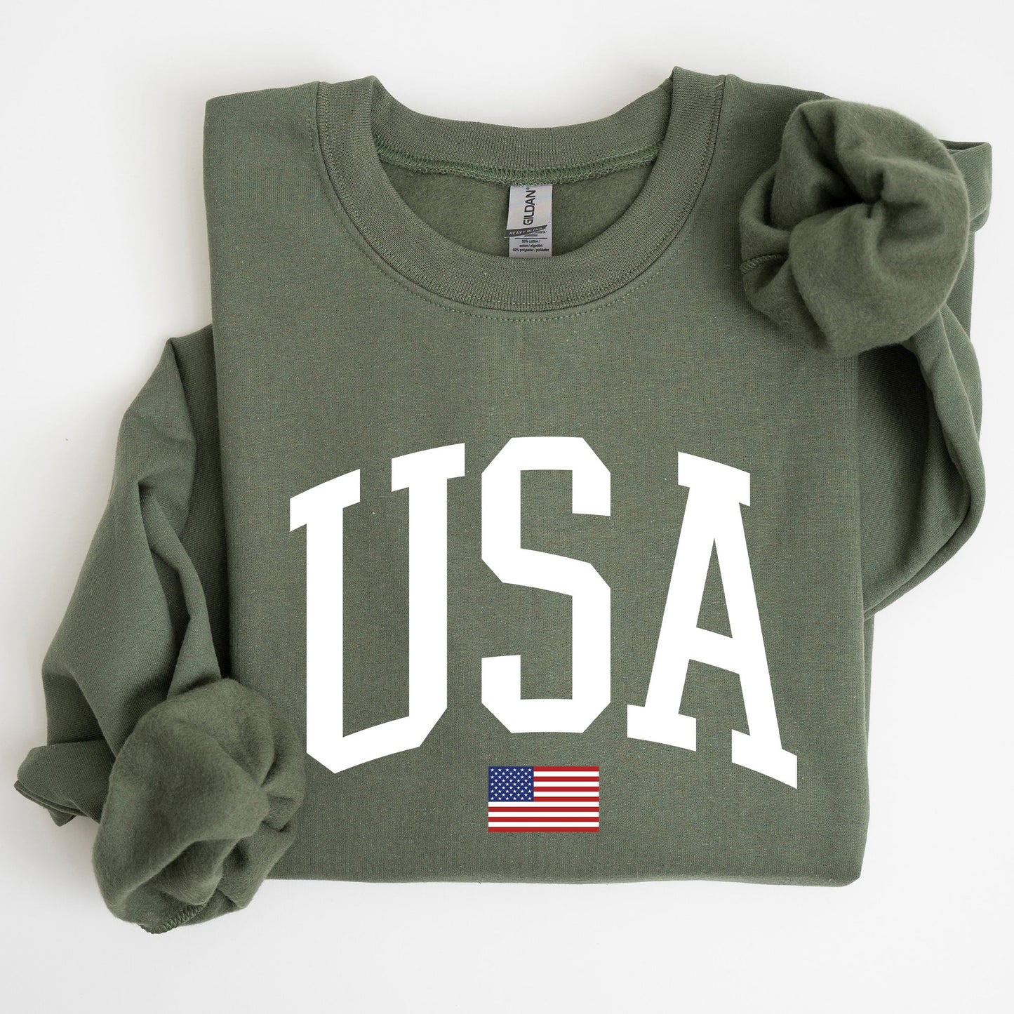 USA Flag, America, Patriotic, 4th of July Sweatshirt