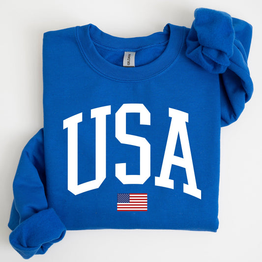 USA Flag, America, Patriotic, 4th of July Sweatshirt
