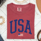 USA Flag, America, Patriotic, Blue, 4th of July Tshirt Comfort Colors T-Shirt