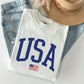 USA Flag, America, Patriotic, Blue, 4th of July Tshirt Comfort Colors T-Shirt