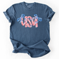 USA Ribbons, Coquette, Fourth of July, America, Patriotic, USA, Comfort Colors T-Shirt
