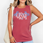USA Ribbons, Coquette, Fourth of July, America, Patriotic, USA Comfort Colors Tank Top