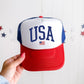 USA, Flag, Patriotic, Snapback Trucker Hat