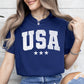 USA, Stars, Retro, Patriotic, America, 4th of July Tshirt Comfort Colors T-Shirt