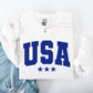 USA, Stars, Retro, Patriotic, America, 4th of July Sweatshirt