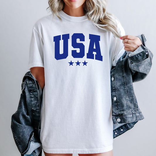 USA, Stars, Retro, Patriotic, America, 4th of July Tshirt Comfort Colors T-Shirt
