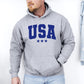 USA, Stars, Retro, Patriotic, America, 4th of July Hoodie, Hooded Sweatshirt