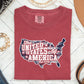 United States of America, Patriotic, 4th of July Tshirt Comfort Colors T-Shirt