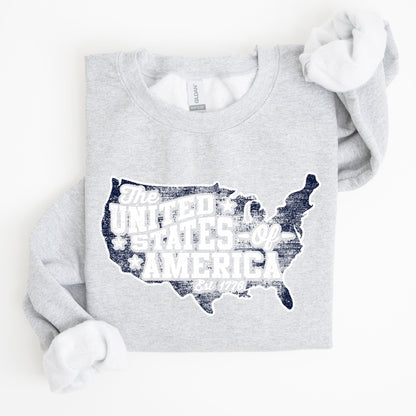 United States of America, Patriotic, 4th of July Sweatshirt