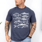 Vintage Fish, Retro Print, Classic, Fishing, Soft Style T-Shirt