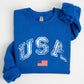 Vintage USA, Retro Flag, America, 4th of July Sweatshirt