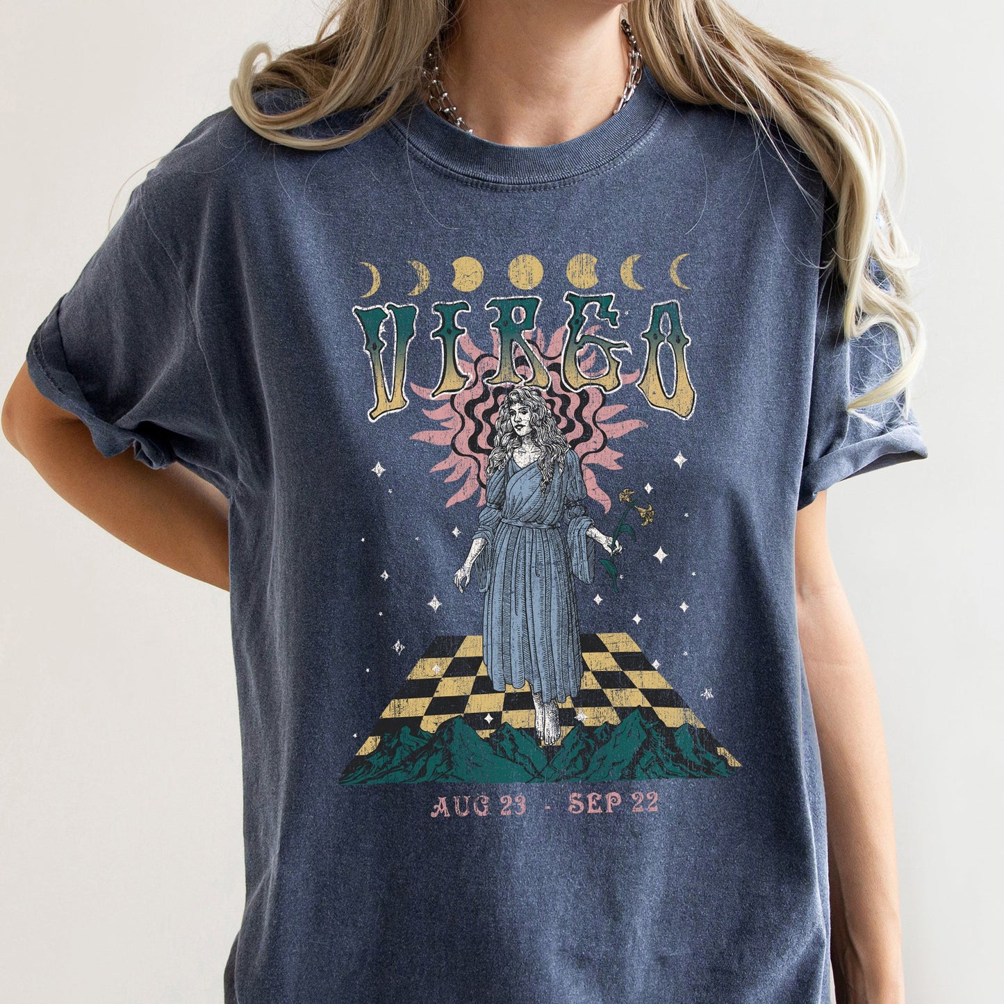 Virgo Zodiac Comfort Colors Tees, Horoscope, Astrology