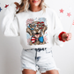 Vizsla Patriotic Dog, USA, America, Pet Lover, 4th of July Sweatshirt