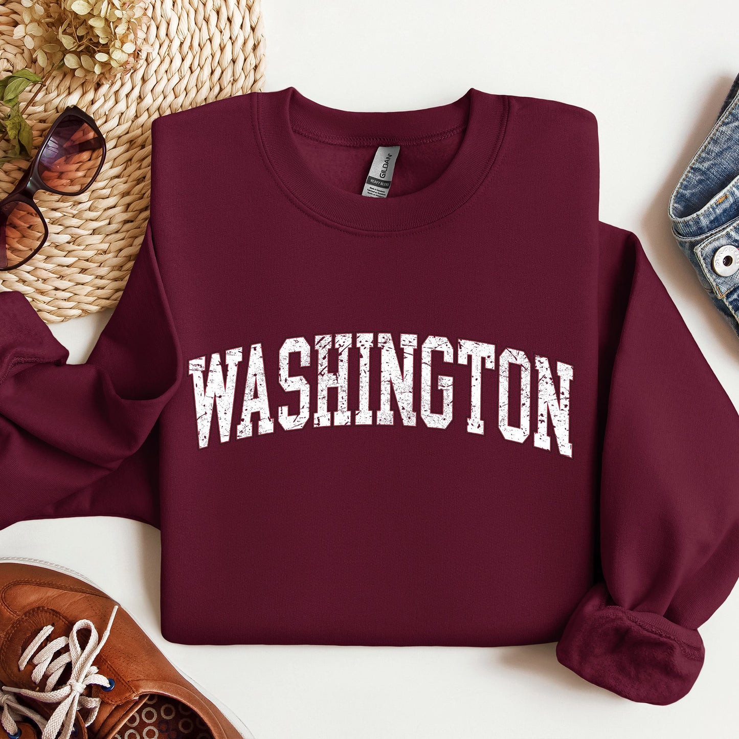 Washington, Football, Sports, Game Day, Big Game, Touchdown, Tailgate Party, University, College, State Sweatshirt