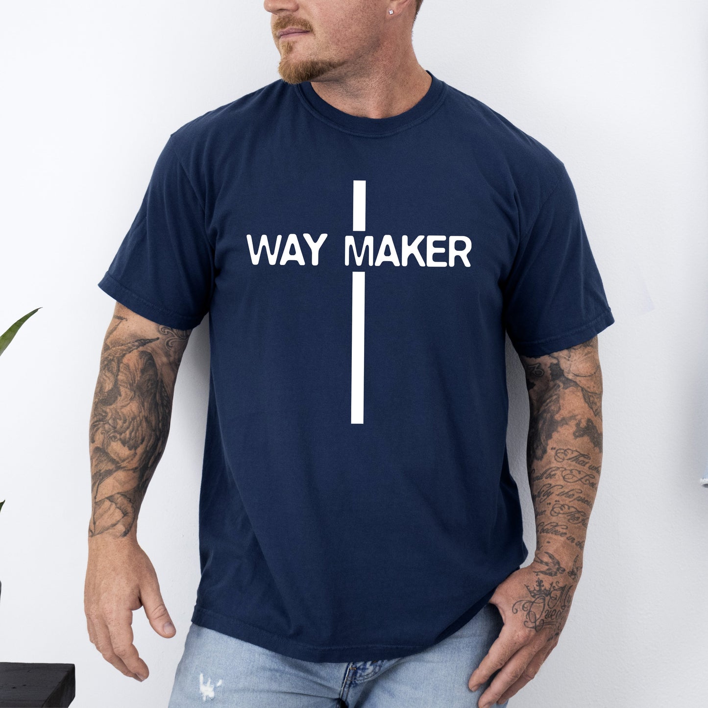 Way Maker, Faith, Cross, Christian, Jesus, Gospel, Religious Tshirt Comfort Colors T-Shirt