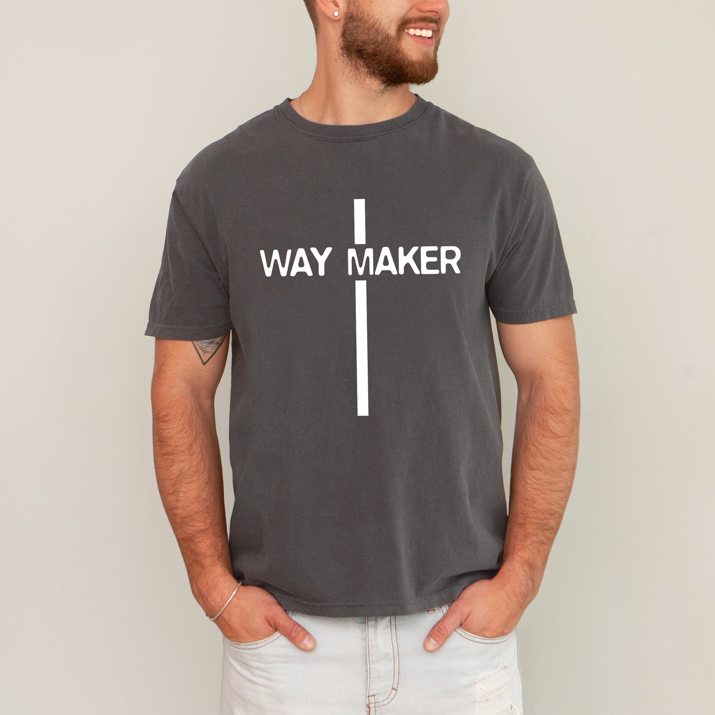 Way Maker, Faith, Cross, Christian, Jesus, Gospel, Religious Tshirt Comfort Colors T-Shirt