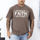 We Walk By Faith, Not By Sight, Christian, Jesus, Gospel, Religious Tshirt Comfort Colors T-Shirt