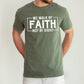 We Walk By Faith, Not By Sight, Christian, Jesus, Gospel, Religious Tshirt Comfort Colors T-Shirt