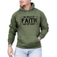 We Walk By Faith, Not By Sight, Christian, Jesus, Gospel, Religious Hoodie, Hooded Sweatshirt