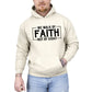 We Walk By Faith, Not By Sight, Christian, Jesus, Gospel, Religious Hoodie, Hooded Sweatshirt