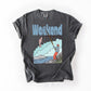Weekend Hooker, Adventure, Boat, Lake Life, Camping, Outdoor, Nature, Travel, Comfort Colors T-Shirt