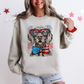 Weimaraner Patriotic Dog, USA, America, Pet Lover, 4th of July Sweatshirt