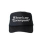 Where’s My Lorazepam, Sassy, Funny, Black Snapback Trucker Hat