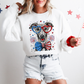 Whippet Patriotic Dog, USA, America, Pet Lover, 4th of July Sweatshirt