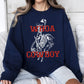 Whoa Cowboy, Horse, Bronco Ride, Rodeo, Skeleton, Sweatshirt