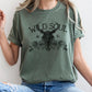 Wild Soul, Cowboy, Skull, Roses, Country, Cowgirl, Tshirt Comfort Colors T-Shirt
