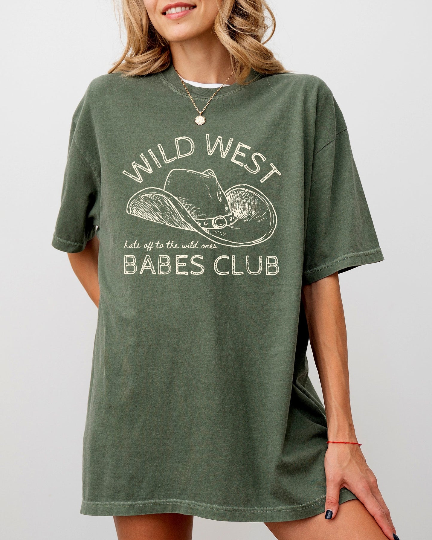 Wild West Babes Club, Cowboys, Cowgirls, Country, Western Shirt Comfort Colors T-Shirt