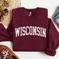 Wisconsin, Football, Sports, Game Day, Big Game, Touchdown, Tailgate Party, University, College, State Sweatshirt