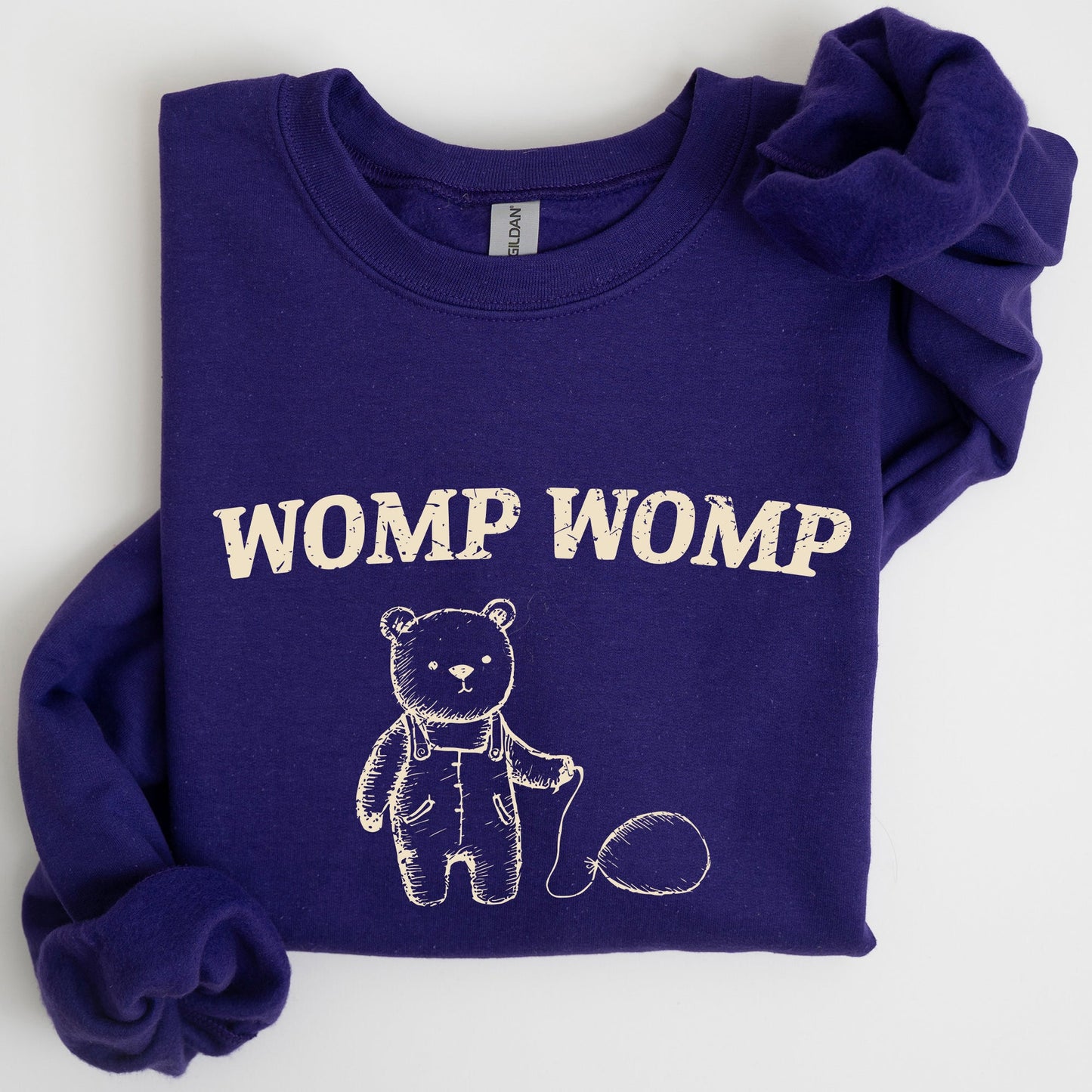 Womp Womp Sad Bear Balloon, Meme, Aesthetic, Funny Sweatshirt