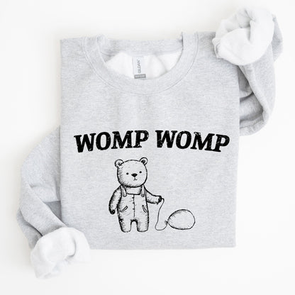 Womp Womp Sad Bear Balloon, Meme, Aesthetic, Funny Sweatshirt