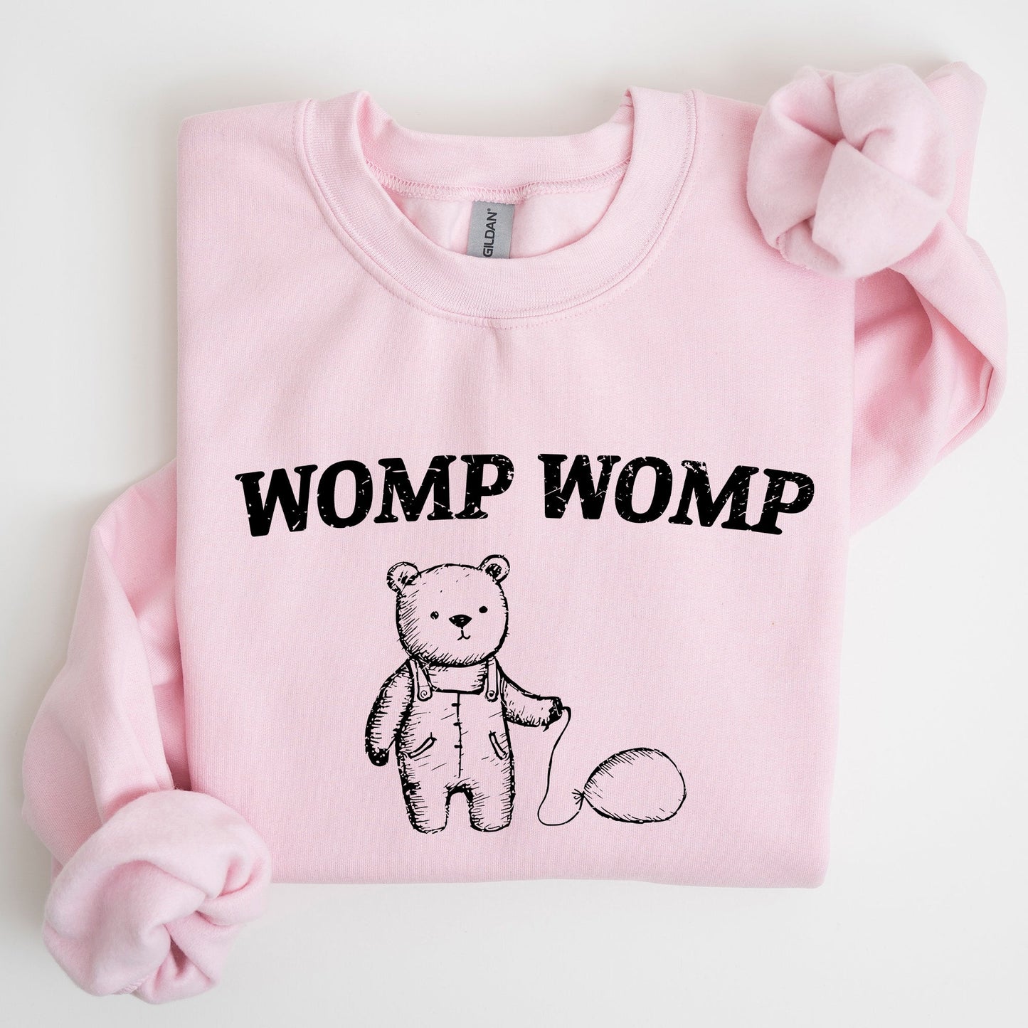 Womp Womp Sad Bear Balloon, Meme, Aesthetic, Funny Sweatshirt