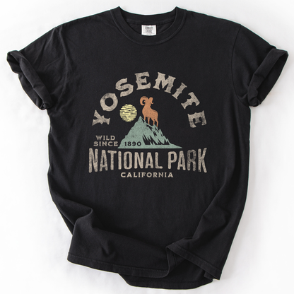 Yosemite National Park, California, Nature, Outdoors, Camping, Hiking, Comfort Colors T-Shirt