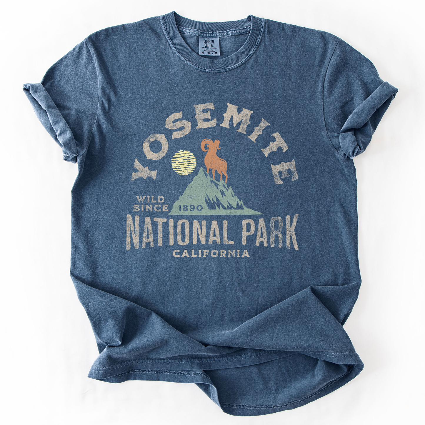 Yosemite National Park, California, Nature, Outdoors, Camping, Hiking, Comfort Colors T-Shirt