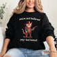 You've Just Buttered Your Last Biscuit, Cat Cowboy, Cute, Western Sweatshirt