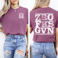 Zero Fs Given, Front and Back, Sassy, Sarcastic, Funny, Vulgar, Comfort Colors T-Shirt