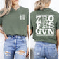 Zero Fs Given, Front and Back, Sassy, Sarcastic, Funny, Vulgar, Comfort Colors T-Shirt