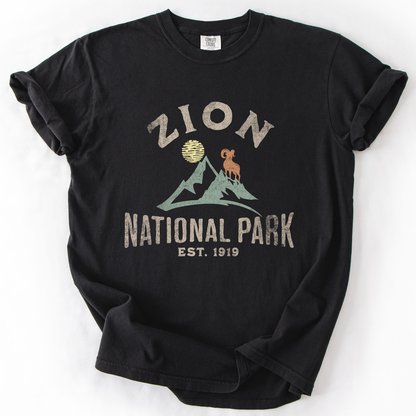Zion National Park, Nature, Outdoors, Camping, Hiking, Comfort Colors T-Shirt